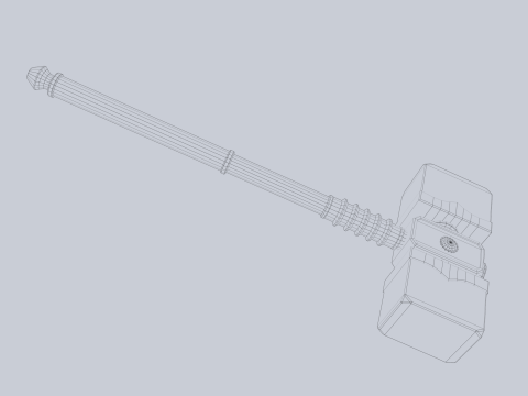 Frostbite hammer 3D 모델