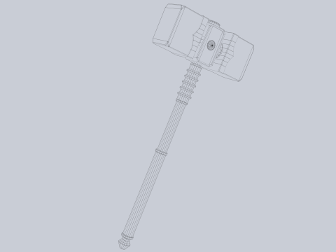Frostbite hammer 3D 모델