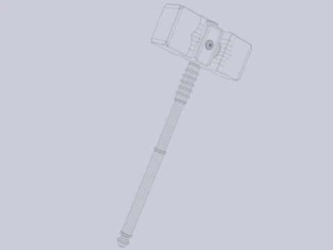 Martelo de congelamento Modelo 3D