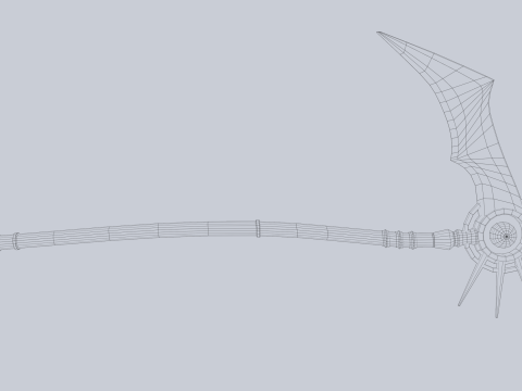 Frostbite scythe 3D 모델