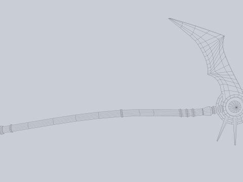 Frostbite scythe 3D 모델
