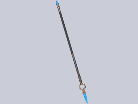 Frostbite spear 3D Model