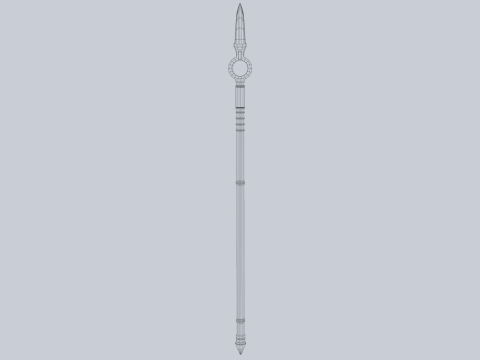 Frostbite spear 3D Модель