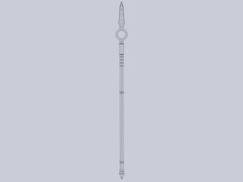 Frostbite spear 3D Model