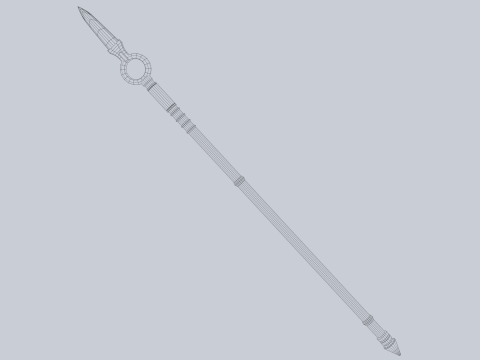 Frostbite spear 3D Модель