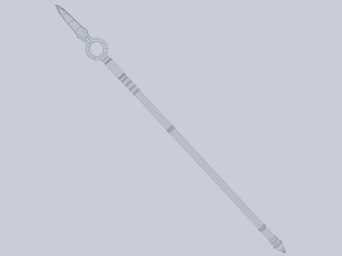 Frostbite spear 3D Model