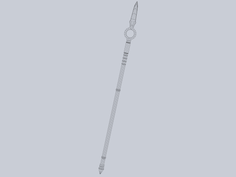 Frostbite spear 3D Модель