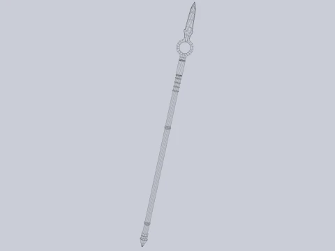 Frostbite spear 3D Model