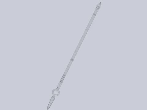Frostbite spear 3D Model