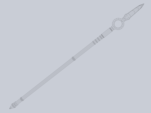 Frostbite spear 3D Модель
