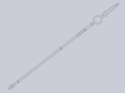 Frostbite spear 3D Model