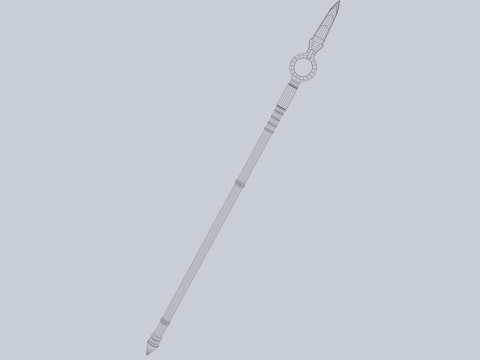 Frostbite spear 3D Модель