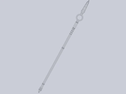 Frostbite spear 3D Model