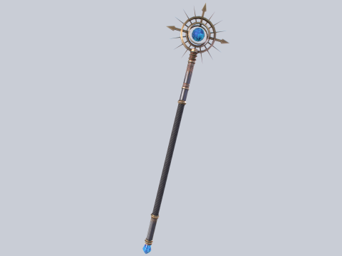 Frostbite staff 3D Модель