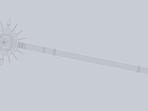 Frostbite staff 3D Модель