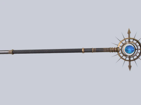 Frostbite staff 3D Model