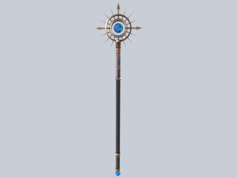 Frostbite staff 3D Модель