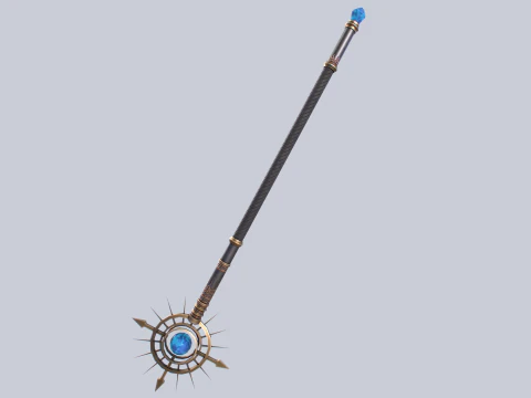 Frostbite staff 3D Model