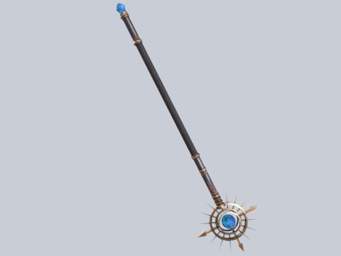 Frostbite staff 3D Модель