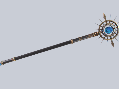 Frostbite staff 3D Модель