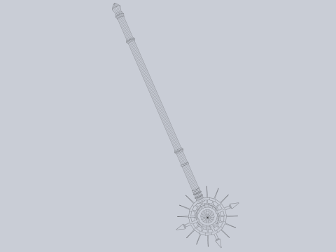 Frostbite staff 3D Модель