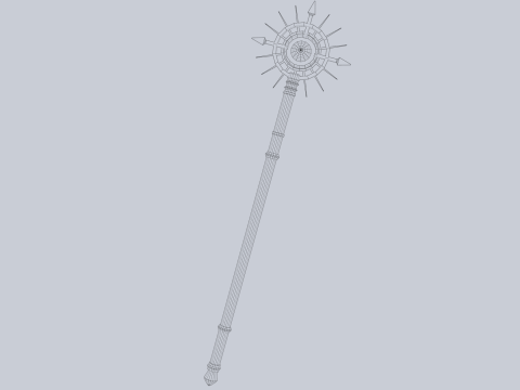 Frostbite staff 3D Модель