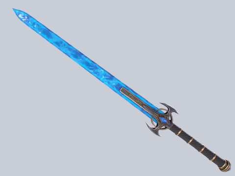 Frostbite sword Modelo 3D