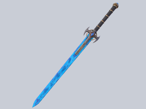 Frostbite sword 3D Модель
