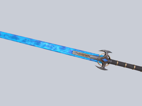 Frostbite sword 3D Модель