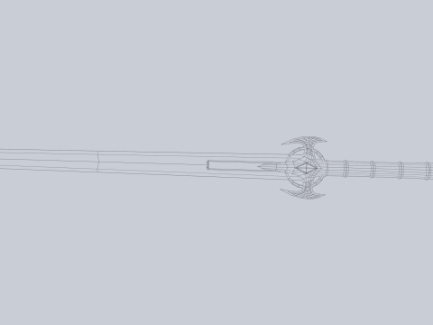 Frostbite sword 3D Модель