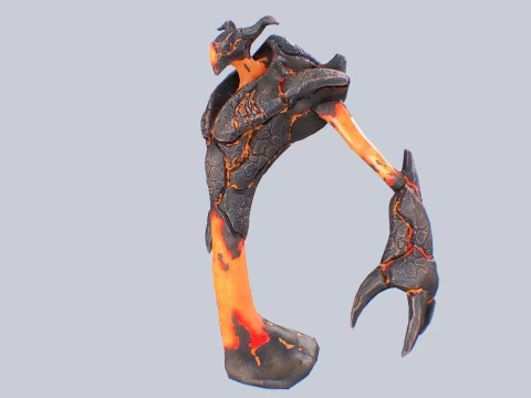 Magma creature 3D Model