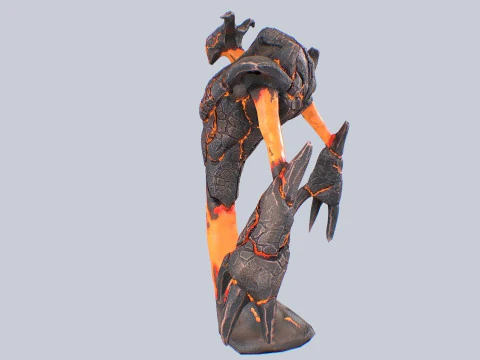 Magma creature 3D Model