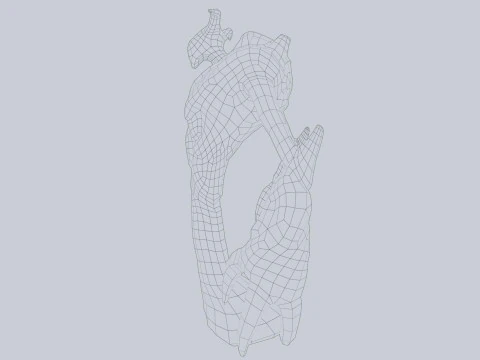 Magma creature 3D Model