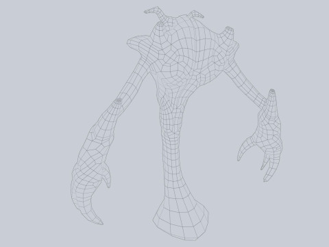 Magma creature 3D Model