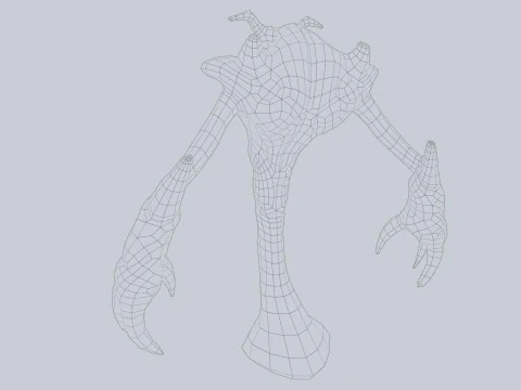 Magma creature 3D Model