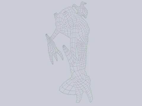 Magma creature 3D Model