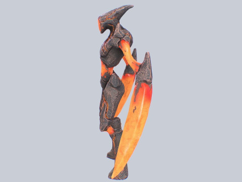 Magma creature 3D Model