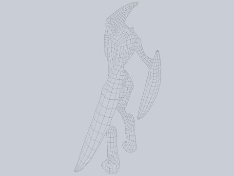 Magma creature 3D Model