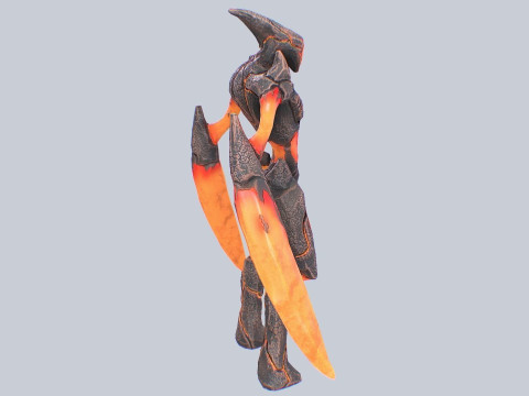 Magma creature 3D Model