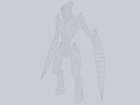 Magma creature 3D Model