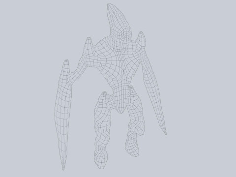 Magma creature 3D Model