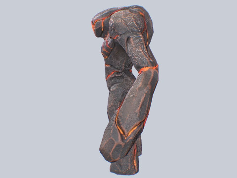 Magma creature 3D Модель