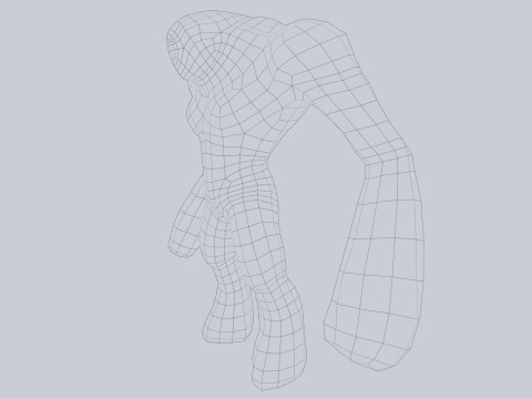 Magma creature 3D Модель