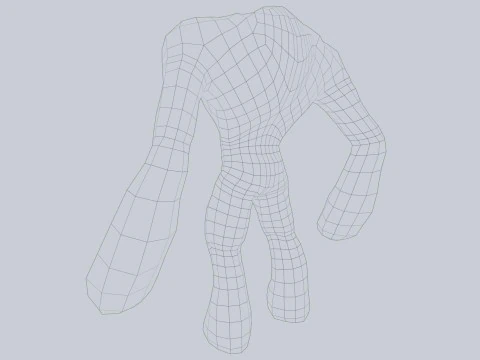 Magma creature 3D Model