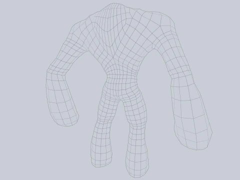 Magma creature 3D Model