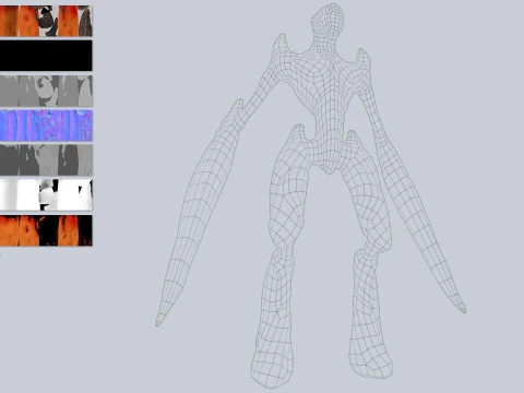 Cole&ccedil;&atilde;o de criaturas de magma Modelo 3D