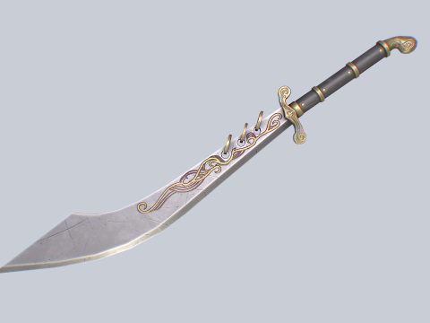 Scimitar 3D Model