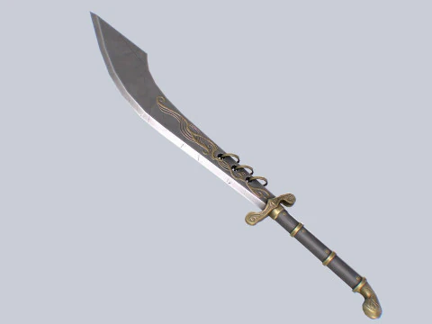Scimitarra Modello 3D