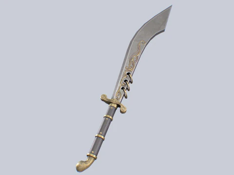 Scimitarra Modello 3D