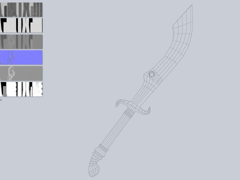 Scimitar 3D Model